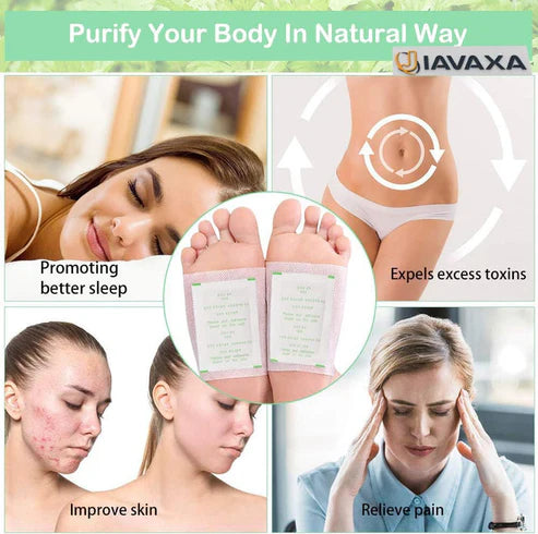 Fitpiick Deep Cleansing Natural Herbs Patches for Internal Toxin Removal, Weight loss & Better Sleep Cycle